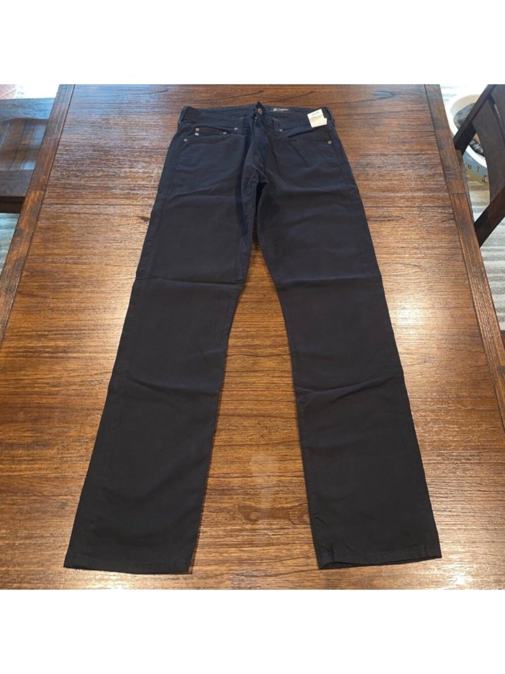 AG Protege Straight Leg Pant Mens 32x34 Black SUD Trouser Stretch Office Work